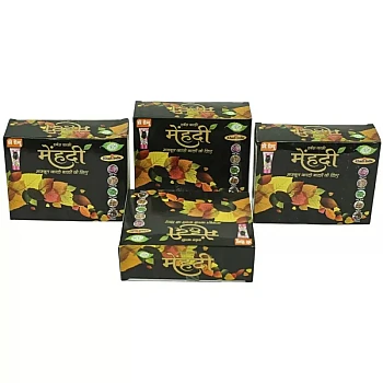 Meghdoot Herbal Kali Mehandi (60g, Pack of 4)
