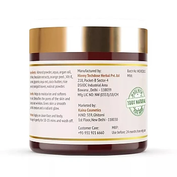 Kaina Skincare Chocolate Body Scrub (100g)