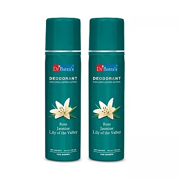 Dr Batras Deodorant for Women (150ml, Pack of 2)