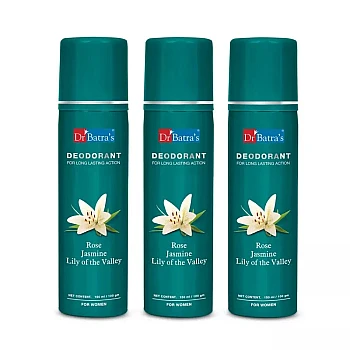 Dr Batras Deodorant for Women (150ml, Pack of 3)