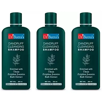 Dr Batras Dandruff Cleansing Shampoo (200ml, Pack of 3)