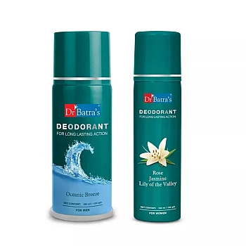 Dr Batras Men & Women Deodorant Combo (Each 150ml) (1Pack)
