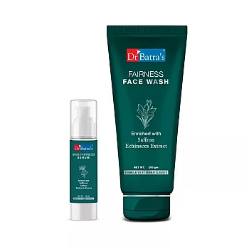 Dr Batras Fairness Facewash & Skin Fairness Serum Combo (Facewash 200g + Serum 50g) (1Pack)