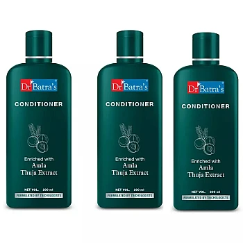 Dr Batras Conditioner Enriched With Amla (200ml, Pack of 3)