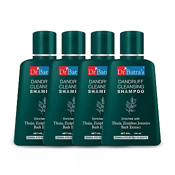 Dr Batras Dandruff Cleansing Shampoo (100ml, Pack of 4)