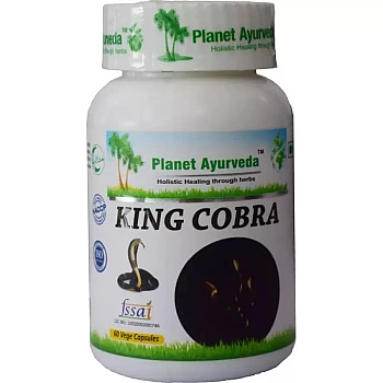 Planet Ayurveda King Cobra Capsules (60caps)