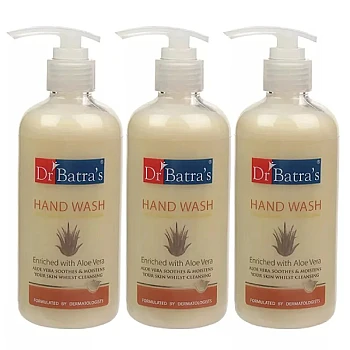 Dr Batras Aloevera Hand Wash (300ml, Pack of 3)