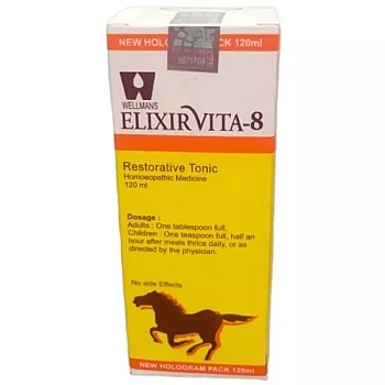Dr Wellmans Elixir Vita 8 Syrup (120ml)