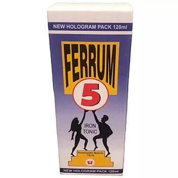 Dr Wellmans Ferrum 5 Syrup (120ml)
