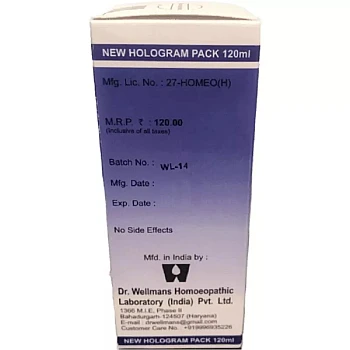 Dr Wellmans Ferrum 5 Syrup (120ml)