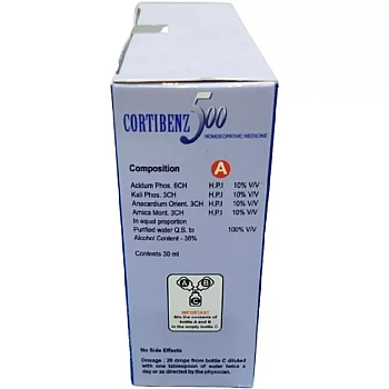 Dr Wellmans Cortibenz 500 Drops (60ml)