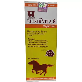 Dr Wellmans Elixir Vita 8 SF Syrup (120ml)