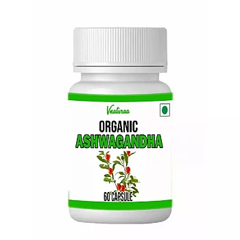 Vnaturaa Organic Ashwagandha Capsules (60caps)