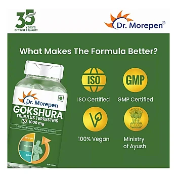 Dr Morepen Gokshura 1000Mg Tablets (60tab)