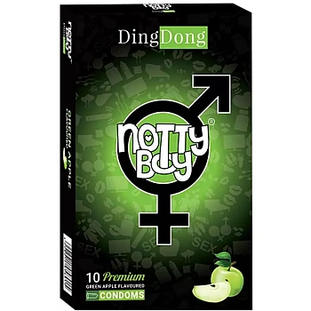 NottyBoy Dingdong Green Apple Condoms (10pcs)