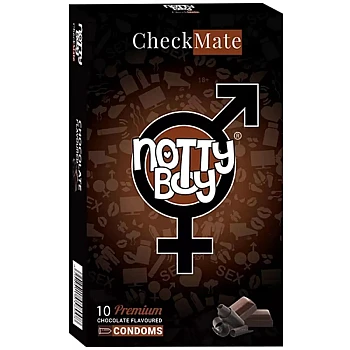 NottyBoy Checkmate Chocolate Flavoured Condoms (10pcs)