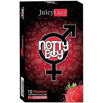 NottyBoy Juicylucy Strawberry Condoms (10pcs)