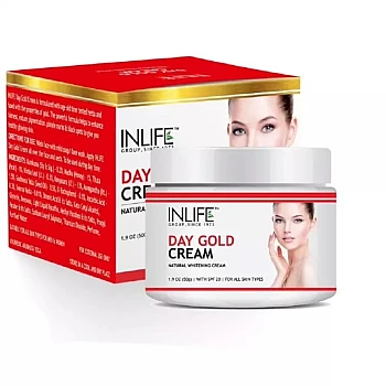 Inlife Day Gold Natural Whitening Cream (50g)