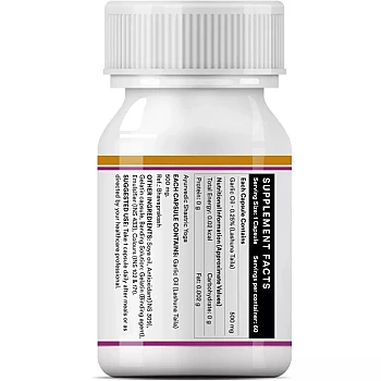 Inlife Natural Garlic Oil Capsules (60caps)