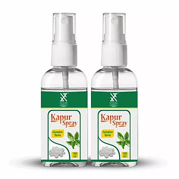 Xovak Pharma Tech Kapur Camphor Original Bhimseni Spray (100ml, Pack of 2)