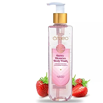 Omeo Berry Blossom Strawberry Body Wash (200ml)