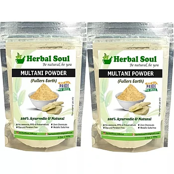 Herbal Soul Multani Mitti Powder (100g, Pack of 2)