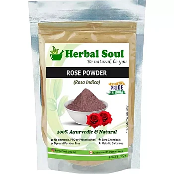 Herbal Soul Rose Petal Powder (100g)