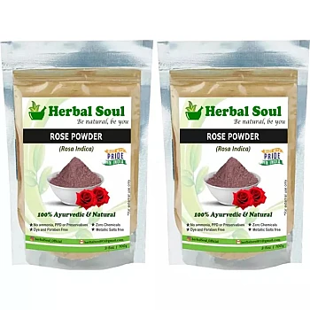 Herbal Soul Rose Petal Powder (100g, Pack of 2)