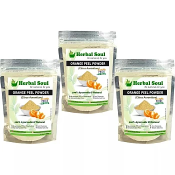 Herbal Soul Orange Peel Powder (100g, Pack of 3)