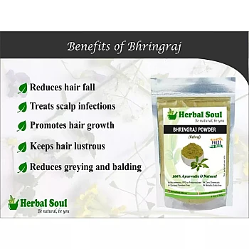 Herbal Soul Bhringraj & Multani Mitti Powder Combo (Each 100g) (1Pack)