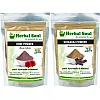 Herbal Soul Rose Petal & Shikakai Powder Combo (Each 100g) (1Pack)