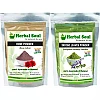 Herbal Soul Indigo Leaves & Rose Petal Powder Combo (Each 100g) (1Pack)