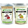 Herbal Soul Fenugreek & Rose Petal Powder Combo (Each 100g) (1Pack)