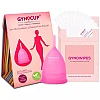 Gynocup Intimate Gyno Wipes & Menstrual Cup (Medium) Combo (Wipes (20cm x 15cm) 10pcs + 1 Cup) (1Pack)