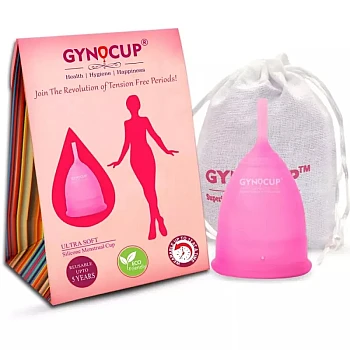 Gynocup Cramp Relief Roll On & Menstrual Cup (Medium) Combo (1 Cup + Roll On 10ml) (1Pack)