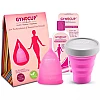 Gynocup Female Intimate Wash, Sterilizer Container & Menstrual Cup (Large) Combo (Intimate Wash 100ml + Sterilizer Container 1pcs + Cup 1pcs) (1Pack)