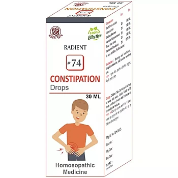 Radient 74 Constipation Drops (30ml)