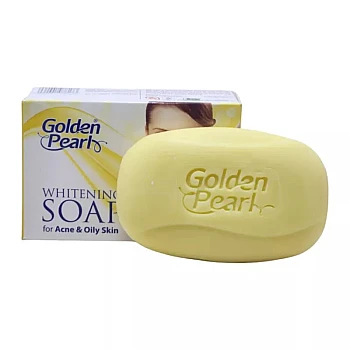 Golden Pearl Whitening Soap For Acne And Oily Skin (100g)