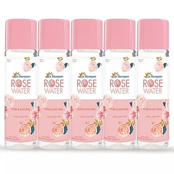 Dr Morepen Pure & Natural Rose Water (120ml, Pack of 5)
