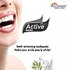 Dr Morepen Active Smile Charcoal Toothpaste (100g, Pack of 3)