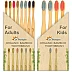 Dr Morepen Organic Bamboo Toothbrush For Adults & Kids (12 Multicolor Toothbrush) (1Pack)