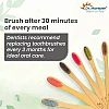 Dr Morepen Organic Bamboo Toothbrush For Adults & Kids (12 Multicolor Toothbrush) (1Pack)