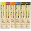 Dr Morepen Organic Bamboo Toothbrush For Adults (6 Multicolor Toothbrush) (1Pack)