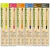 Dr Morepen Organic Bamboo Toothbrush For Adults (6 Multicolor Toothbrush) (1Pack)