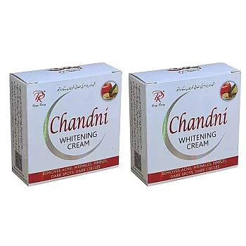 Chandni Whitening Cream (28g, Pack of 2)