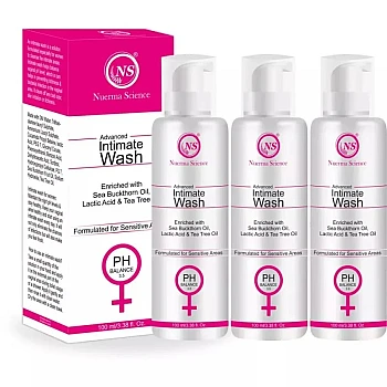 Nuerma Science Advanced Women Intimate Wash (100ml, Pack of 3)
