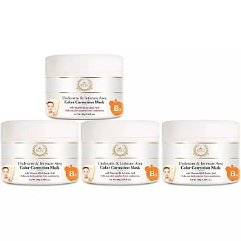 Bioly Underarm & Intimate Area Color Correction Mask (100g, Pack of 4)