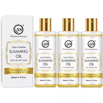 Nuerma Science Anti Cellulite Slimming Oil (200ml, Pack of 3)