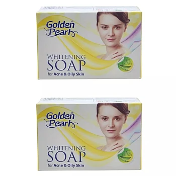 Golden Pearl Whitening Soap For Acne And Oily Skin (100g, Pack of 2)