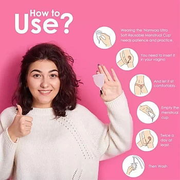 Namyaa Ultra Soft Reusable Menstrual Cup (L)